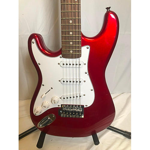 SX VTG SERIES LEFT HANDED MINI STRAT Solid Body Electric Guitar Red