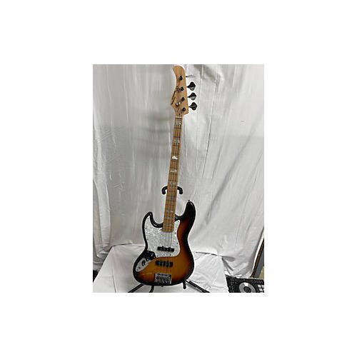 SX VTG Series Jazz Bass Left Handed Electric Bass Guitar 3 Tone Sunburst |  Musician's Friend