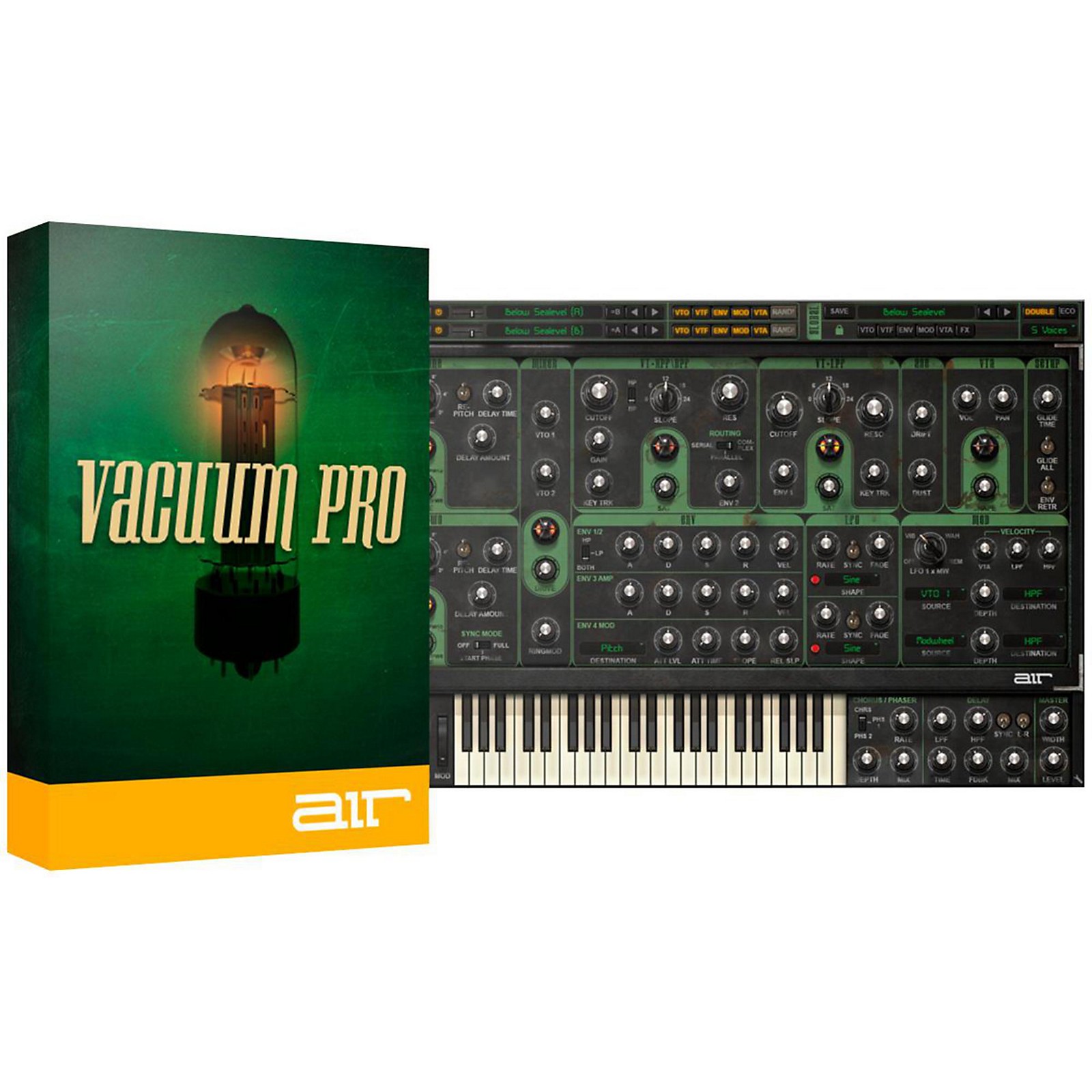 Air Music Tech Vacuum Pro Polyphonic Analog Tube Synthesizer Musician