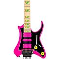 Traveler Guitar Vaibrant 88 Deluxe Electric Guitar - Cosmic BlackHot Pink