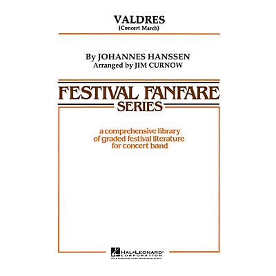 Hal Leonard Valdres - Young Concert Band Level 3 by James Curnow