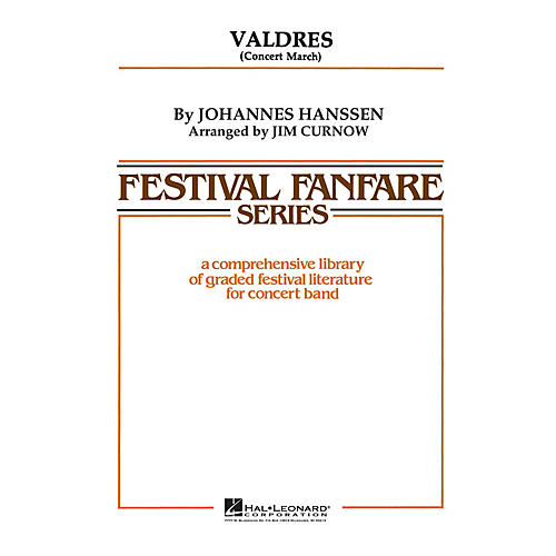 Hal Leonard Valdres - Young Concert Band Level 3 by James Curnow