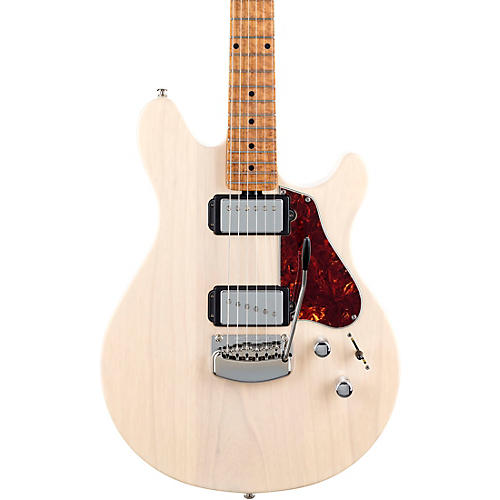 Ernie Ball Music Man Valentine Trem Electric Guitar Transparent Buttermilk