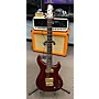 Used Michael Kelly Valor II Solid Body Electric Guitar red flame top