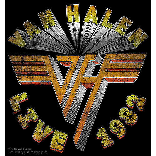 Van Halen Live 82' Sticker