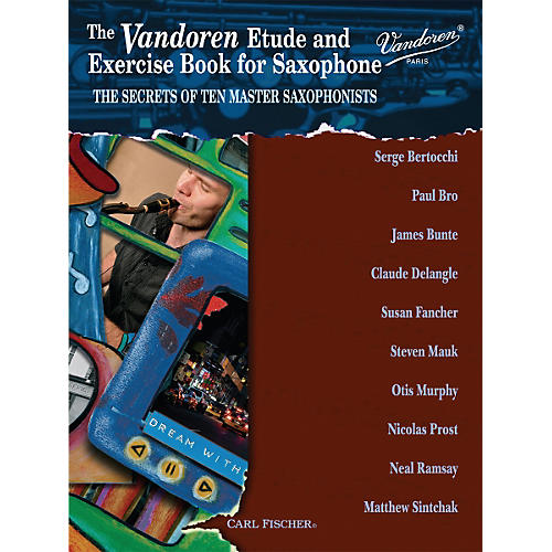 Vandoren Etude & Exercise Book for Saxophone: The Secrets of Ten Master Saxophonists (Book)
