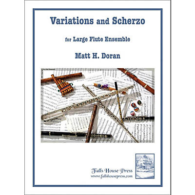 Carl Fischer Variations And Scherzo for Large Flute Ensemble