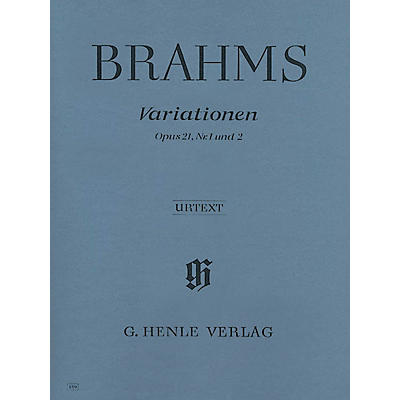 G. Henle Verlag Variations Op. 21 Nos. 1 and 2 Henle Music Folios Series Softcover