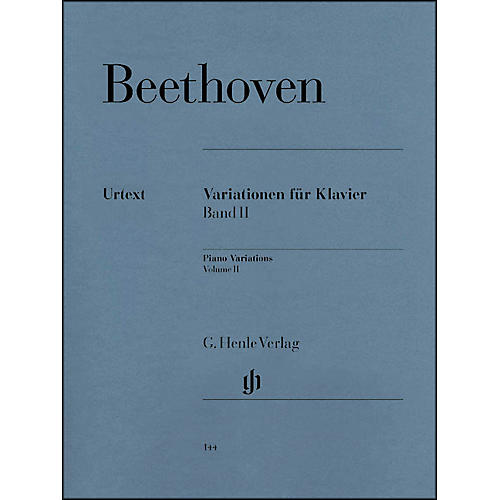 Variations for Piano Volume II By Beethoven