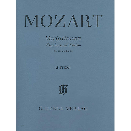 G. Henle Verlag Variations for Piano and Violin Henle Music Folios Series Softcover