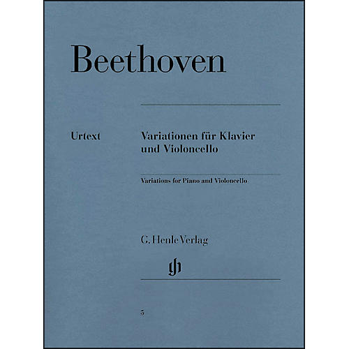 Variations for Piano and Violoncello By Beethoven
