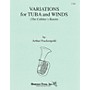 Hal Leonard Variations for Tuba and Winds (The Cobbler's Bench) Concert Band Level 3.5 Composed by Arthur Frackenpohl