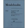 G. Henle Verlag Variations in F Minor (Sonata) Hob. XVII:6 Piano Solo By Haydn