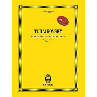 Eulenburg Variations on a Rococo Theme (Original Version), Op. 33 Orchestra Softcover by Pyotr Il'yich Tchaikovsky