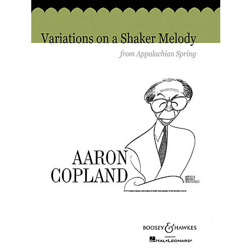 Boosey and Hawkes Variations on a Shaker Melody from Appalachian Spring Concert Band Composed by Aaron Copland