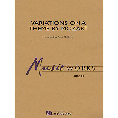 Hal Leonard Variations on a Theme by Mozart Concert Band Level 1 Arranged by Anne McGinty