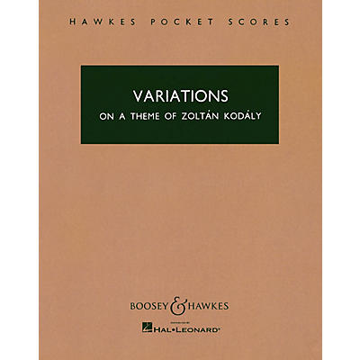 Boosey and Hawkes Variations on a Theme of Zoltán Kodály Boosey & Hawkes Scores/Books Series Composed by Antal Doráti