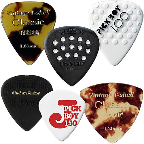 Pick Boy Variety Guitar Pick Pack Medium/Heavy 6 Pack