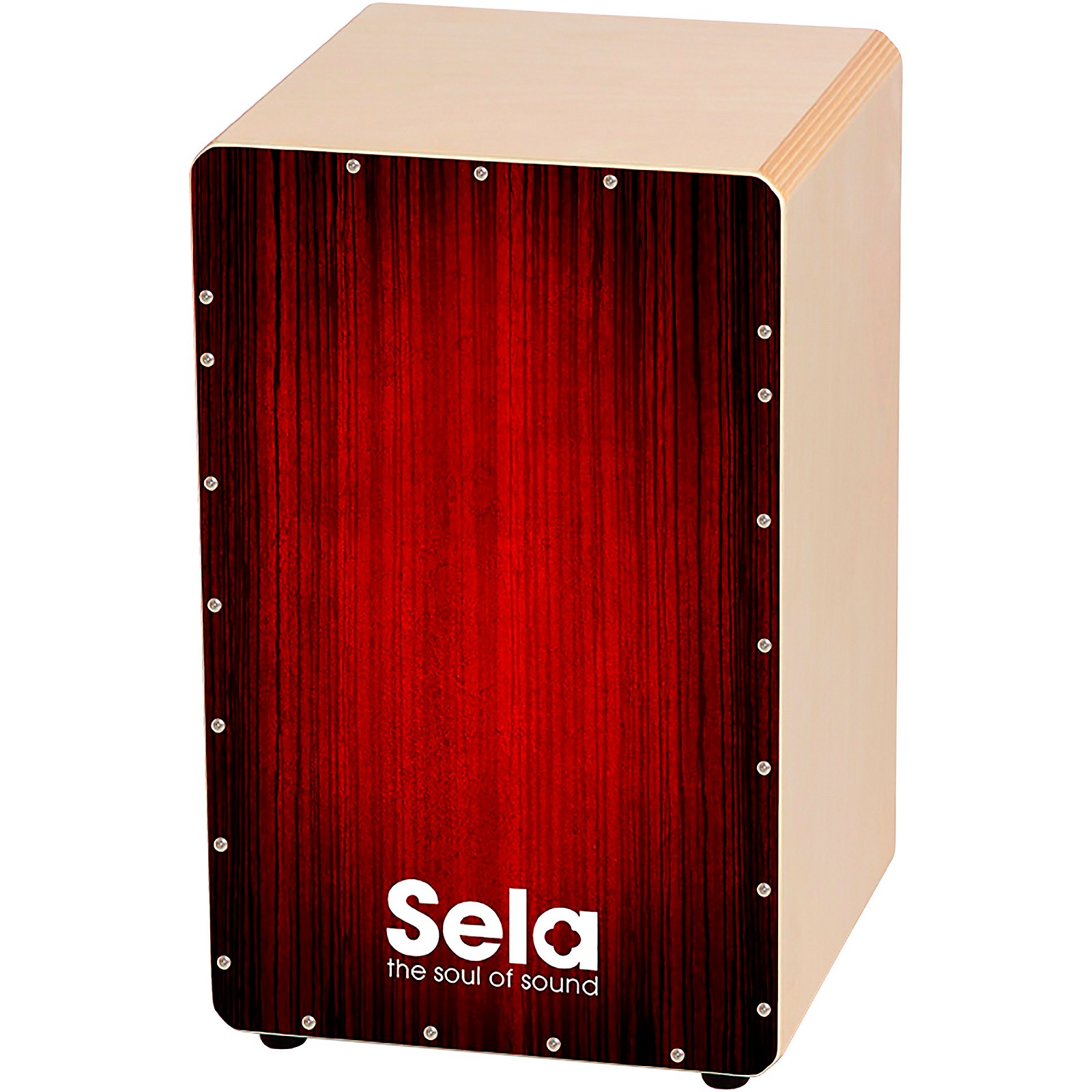 Sela Varios Cajon Drum Red Musician's Friend