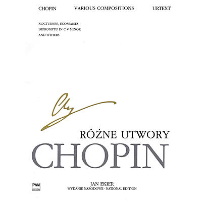PWM Various Compositions for Piano (Chopin National Edition Volume XXIXB) PWM Series Softcover