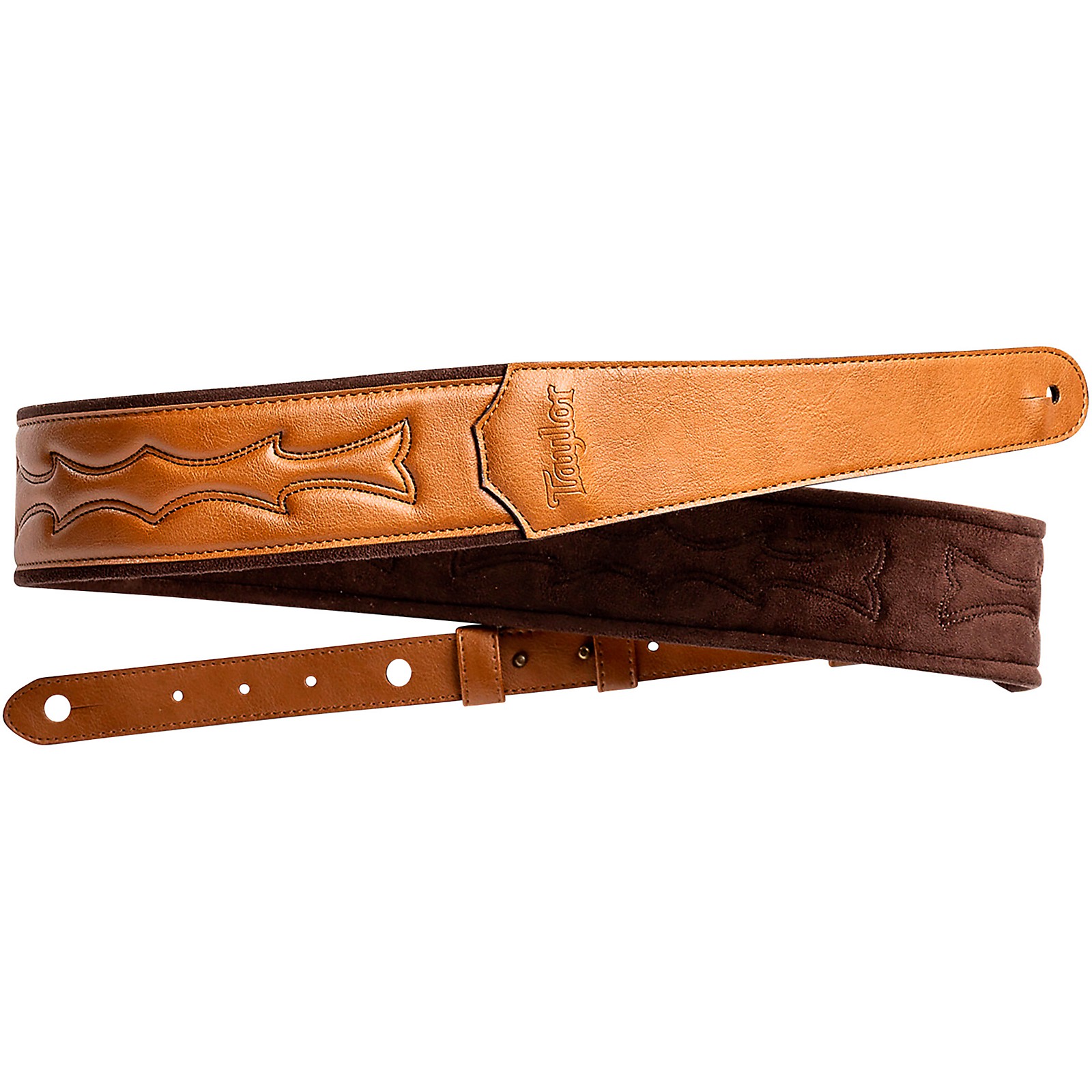 Taylor Vegan Leather Guitar Strap Tan 2.75 in. Musician's Friend