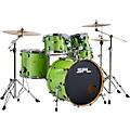 Sound Percussion Labs Velocity 5-Piece Shell Pack Cobalt SequinSpring Green