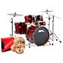 Sound Percussion Labs Velocity Shell Pack With SABIAN B8X Performance Pack Ruby Sequin