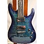 Used Dean Vendetta 4.0 Solid Body Electric Guitar Blue Quilt