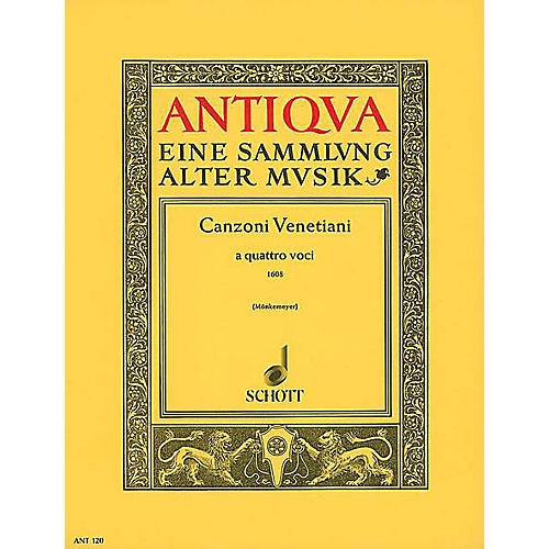 Venetian Canzonas Schott Series Arranged by Helmut Mönkemeyer