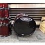 Used Orange County Drum & Percussion Venice Series Drum Kit Trans Crimson Red