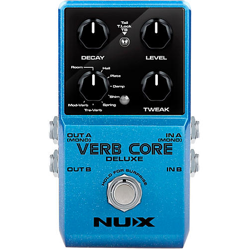 NUX Verb Core Deluxe with 8 Different Reverbs and Freeze Effects Pedal Condition 1 - Mint Blue