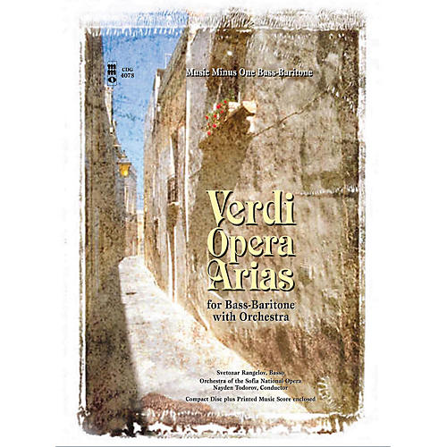 Music Minus One Verdi - Bass-Baritone Arias with Orchestra Music Minus One Series Softcover with CD by Giuseppe Verdi