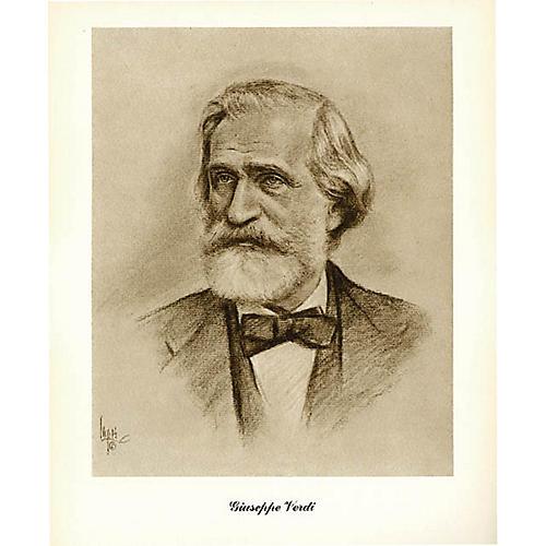 Verdi (Lupas Large Portrait Poster) Music Sales America Series