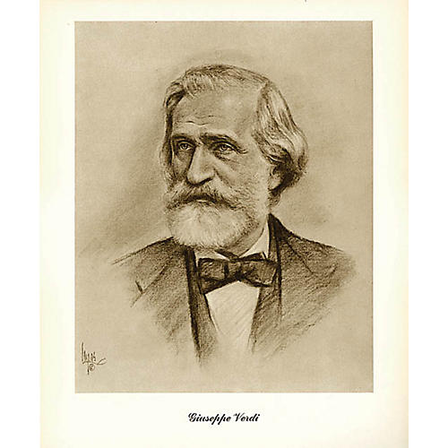 Verdi (Lupas Small Portrait Poster) Music Sales America Series