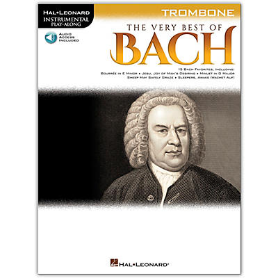 Hal Leonard Very Best of Bach for Trombone - Instrumental Play-Along Book/Audio Online