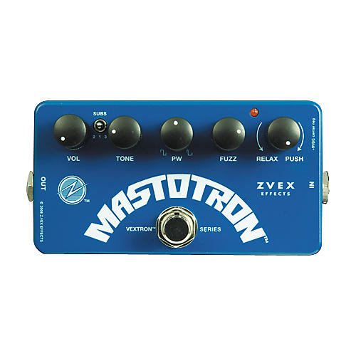 Zvex Vextron Series Mastotron Fuzz Guitar Effects Pedal Blue