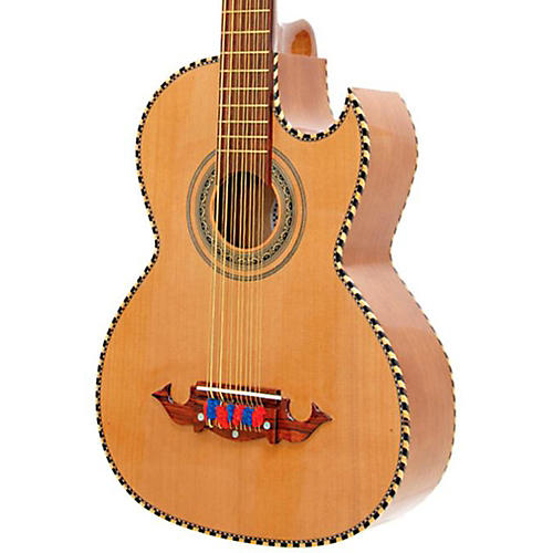 Paracho Elite Guitars Victoria 12 String Bajo Sexto Natural