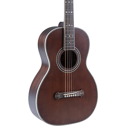 Washburn Victorian Parlor Acoustic Guitar Vintage Brown