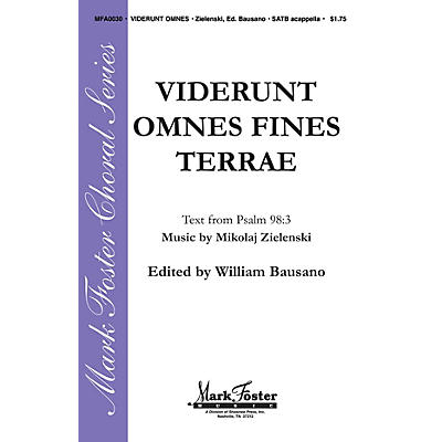 Shawnee Press Viderunt Omnes Fine Terrae SATB a cappella composed by Mikolaj Zielenski