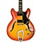Viking Deluxe Semi-Hollow Electric Guitar Level 2 Amber Sunburst 888365394510
