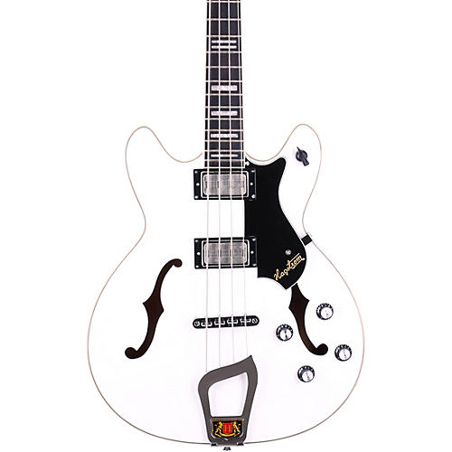 Hagstrom Viking Electric Short-Scale Bass Guitar Condition 1 - Mint White