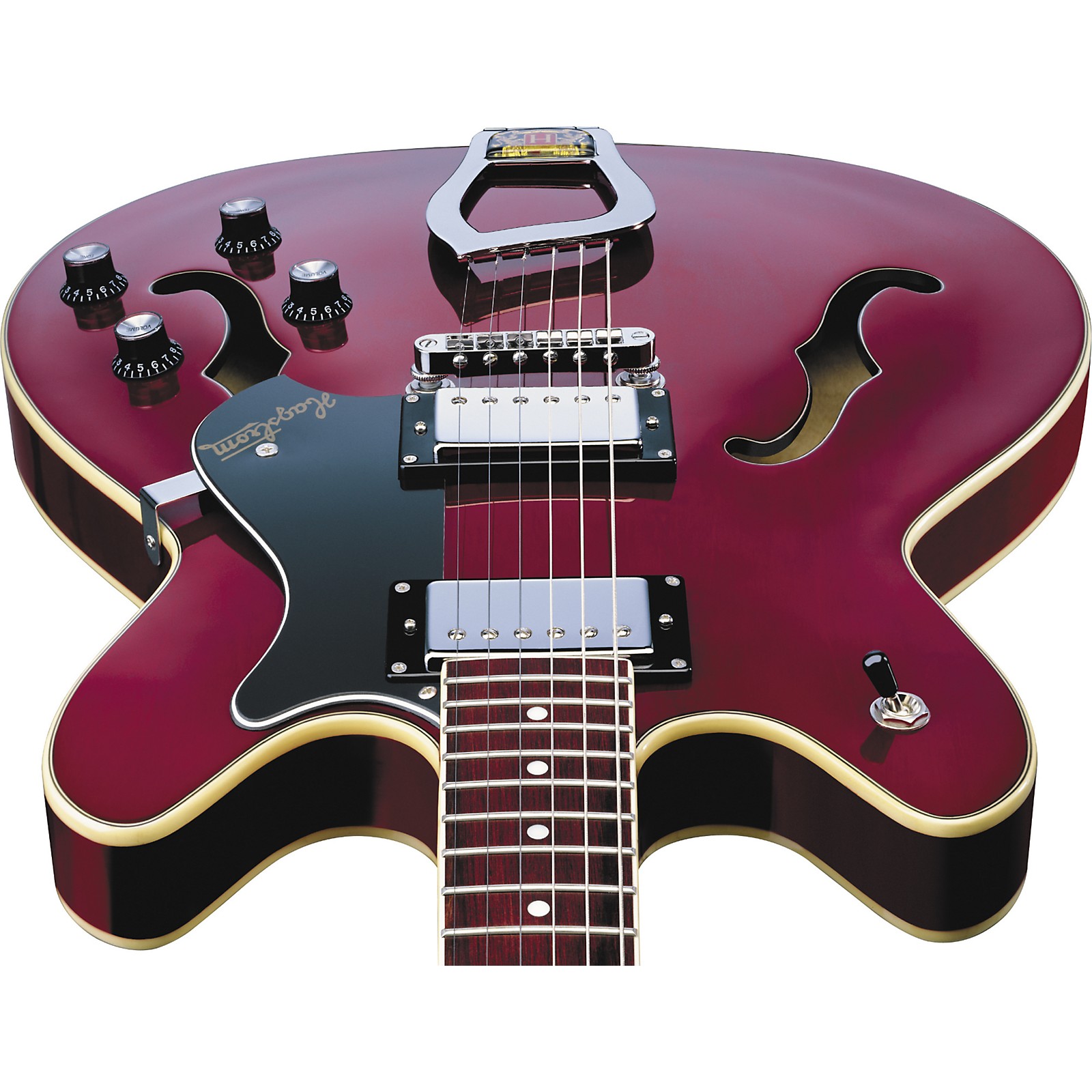 Hagstrom Viking SemiHollowbody Electric Guitar Wild Cherry Musician