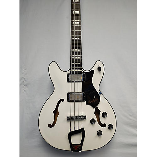 Hagstrom Viking Short Scale Electric Bass Guitar White Musician's Friend