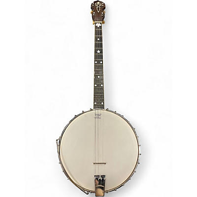Vintage 1900s Vega Style M Natural Banjo