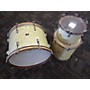 Vintage Ludwig Vintage 1910s Ludwig 3 piece Leedy Single Tack Head Vanilla Drum Kit vanilla