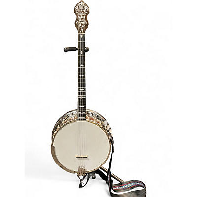 Vintage 1920s Bacon & Day SILVER BELL #1 Antique Natural Banjo