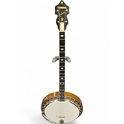 Vintage 1920s Ludwig Kingston Plectrum Banjo Natural Banjo