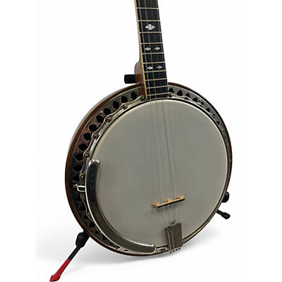 Vintage 1920s Ludwig kenmore tenor Natural Banjo