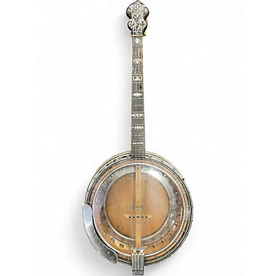 Vintage 1920s Rettberg & Lange Orpheum No 2 Natural Banjo