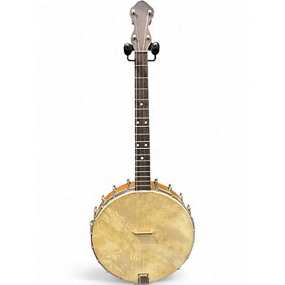 Vintage 1920s Slingerland Concertone Short Scale Tenor natural Banjo